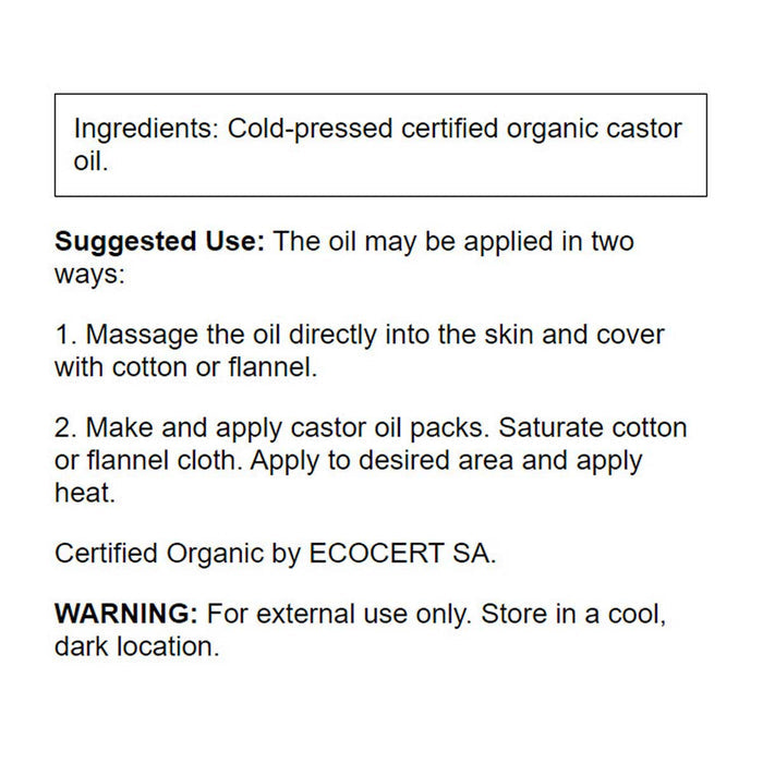 Swanson Certified Organic Cold-Pressed Castor Oil _3