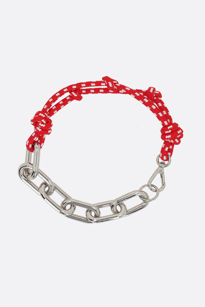 chain necklace with elastic cord
