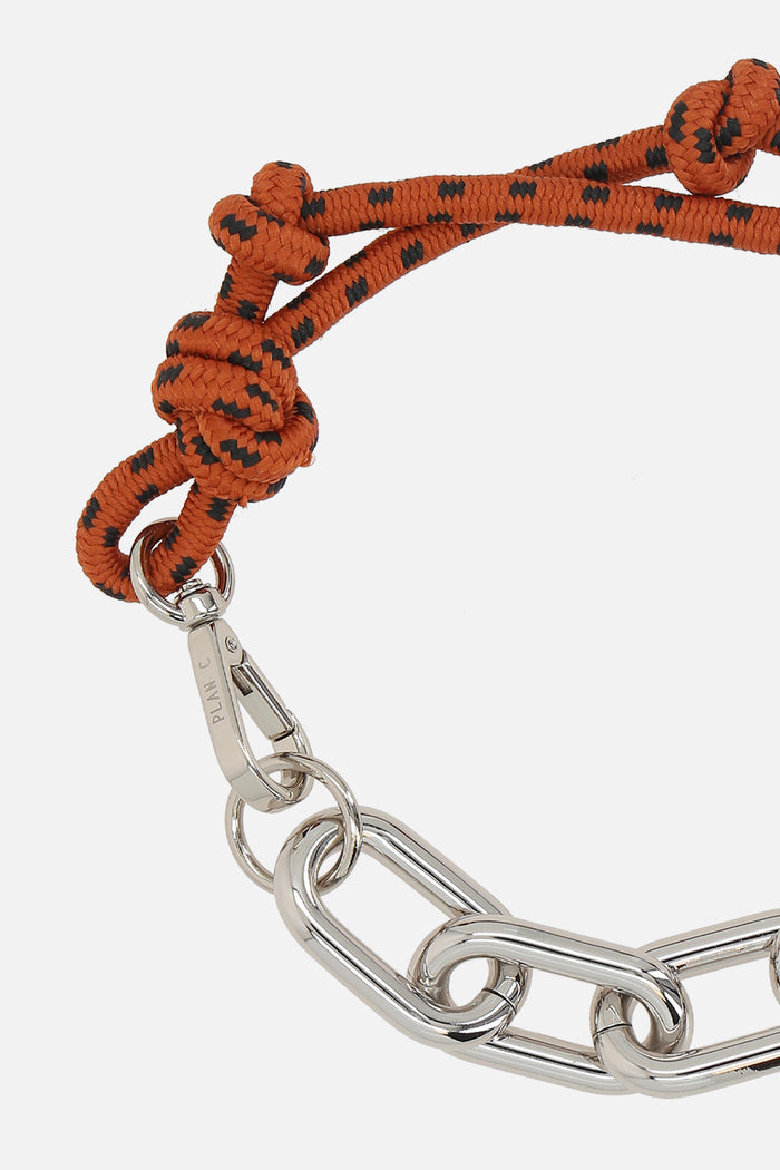 chain necklace with elastic cord