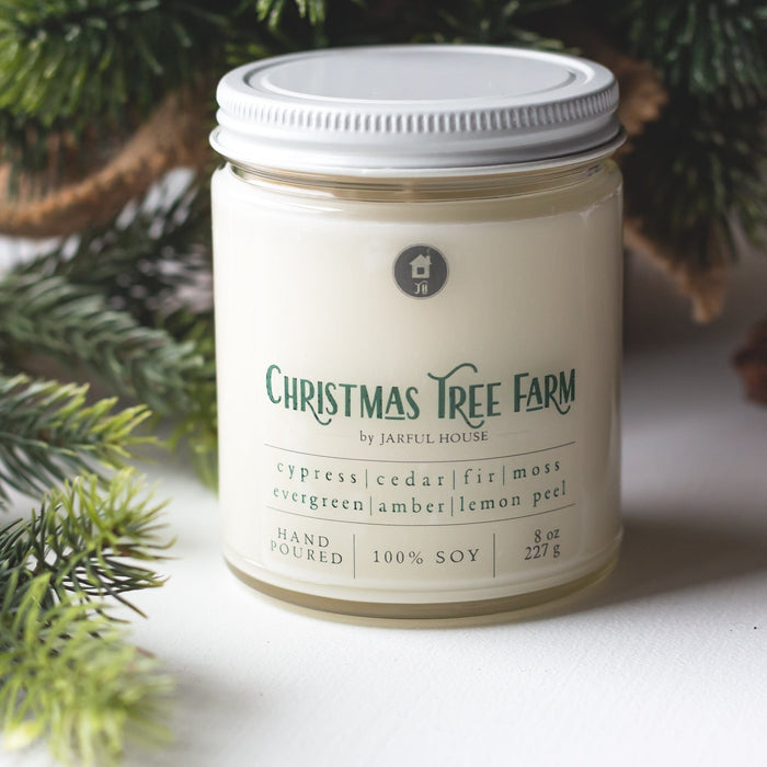 Christmas Candle Christmas Tree Farm 8 oz. - Jarful House