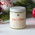 Christmas Candle Merry & Bright  - 8 oz - Jarful House