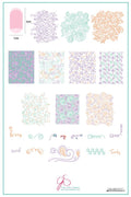CJSLC-066 For the Love of Swirls | Clear Jelly Stamping Plate