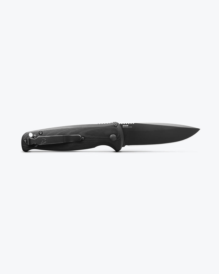 Benchmade CLA Black G10 Knife 4300BK - Back Open Position | Benchmade Knife Co.