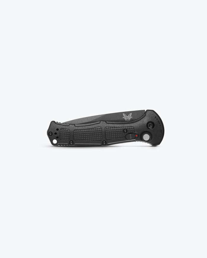 Benchmade Claymore Black Grivory® Tactical Knife - Closed Front View | Benchmade Knife Co.