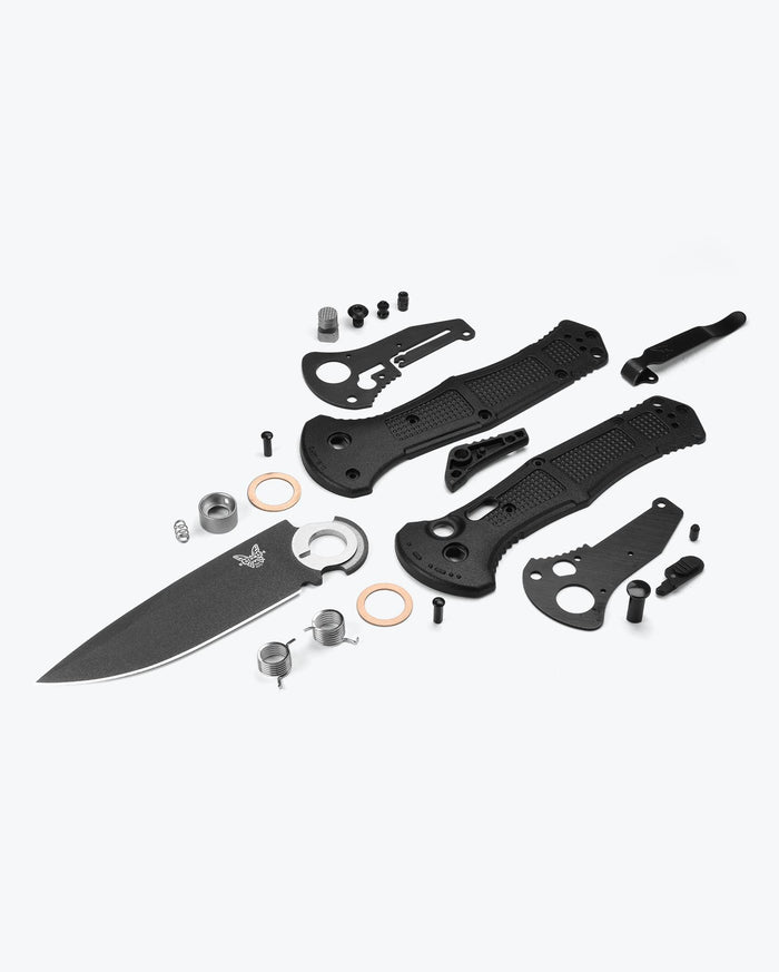 Claymore Black Grivory® Knife Components - Exploded Parts View | Benchmade Knife Co.