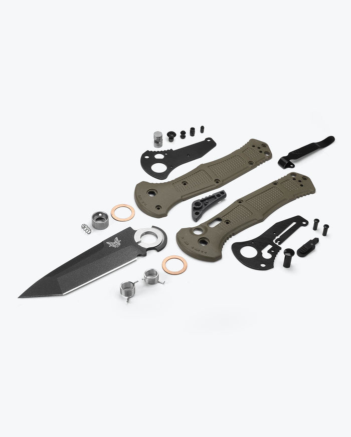 Claymore Ranger Green Tanto - Exploded Parts Assembly View | Benchmade Knife Co.