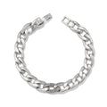 Cleo Pave Link Bracelet/Silver