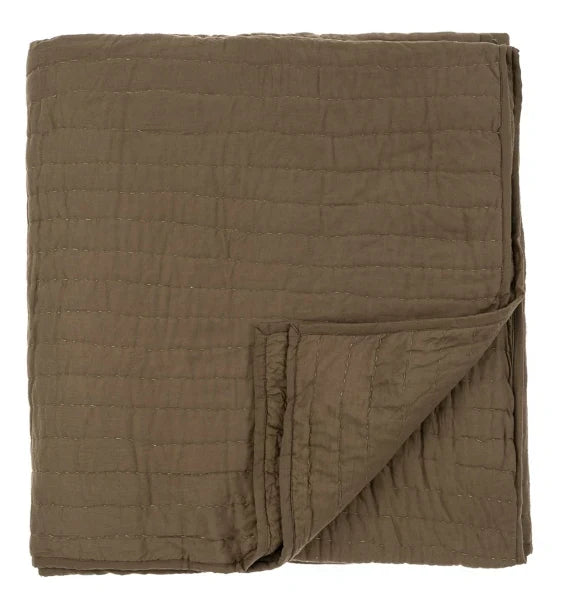 Cloud Kantha Bed Quilt | Carob - Magnolia Lane co. Home + Garden + Gift