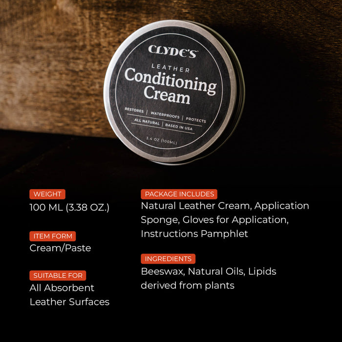 Clyde's Leather Conditioning Cream