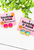 Color Me Happy Stud Earrings