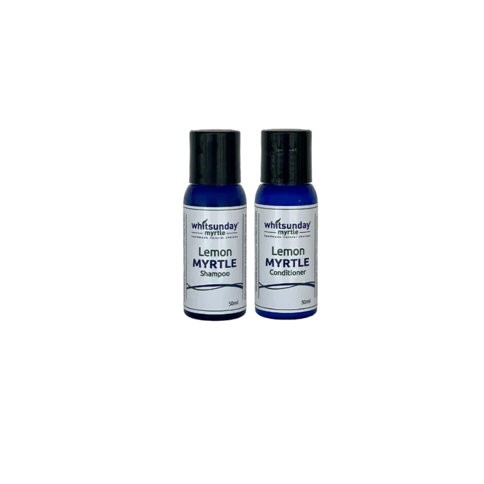 Combo Lemon Myrtle Shampoo and Conditioner Travellers Essentials - Whitsunday Myrtle