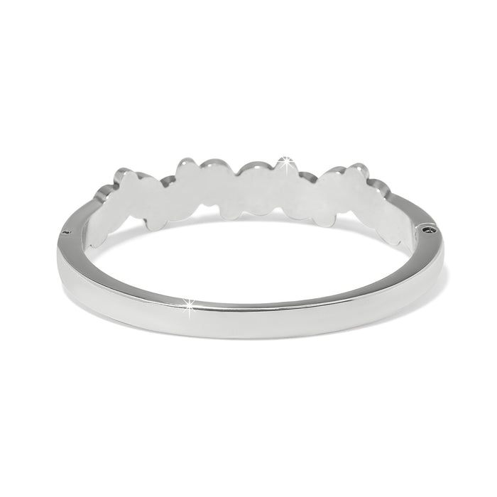 Constella Cluster HInged Bangle/Red