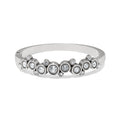 Constella Hinged Bangle /silver clear