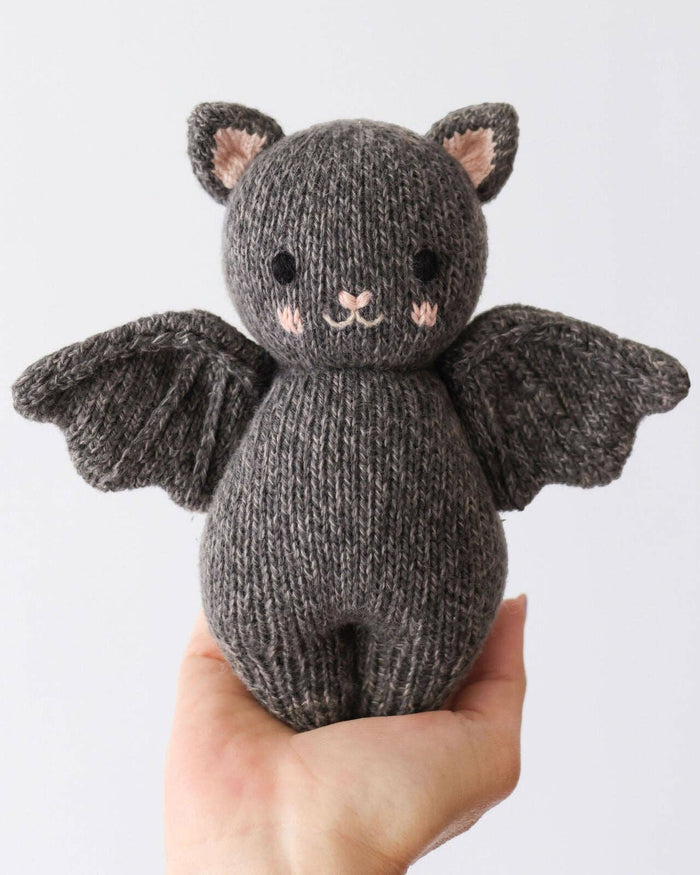 Cuddle + Kind Baby Bat in Charcoal