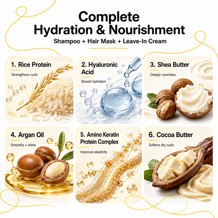 Curl Hydration & Repair Trio