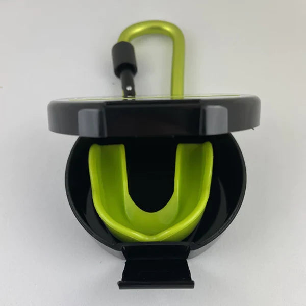 Damage Control Anti Microbial Mouthguard Case with Carabiner Clip - Takedown Distribution