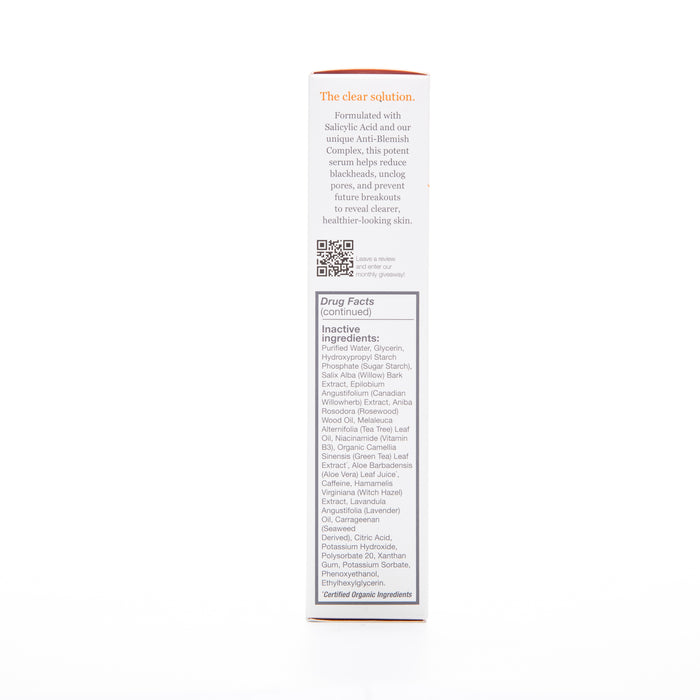 Derma E Acne Blemish Control Treatment Serum with Salicylic Acid, Tea Tree Oil, and Aloe Vera 60ml