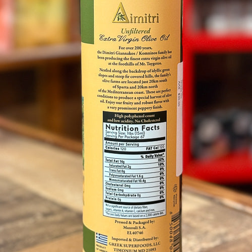 Dimitri Extra Virgin Olive Oil
