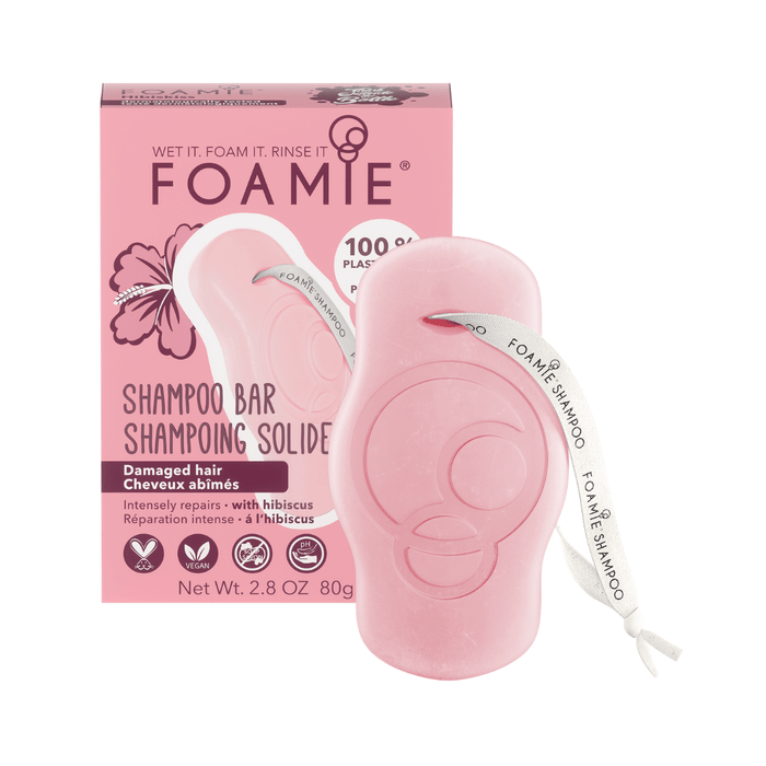 DISCONTINUED -Hibiskiss Shampoo Bar - For Damaged Hair | Foamie