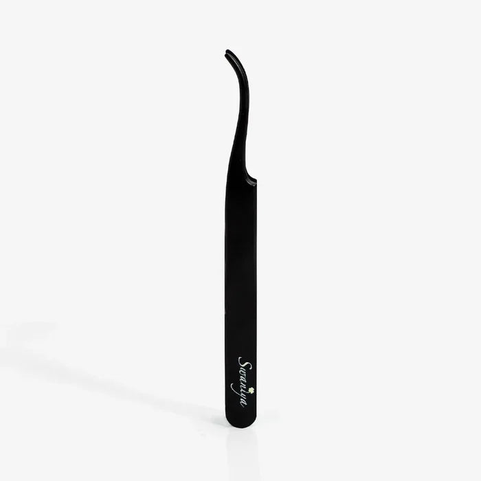 DIY Cluster Lashes Tweezers Black Color| Swaniya Lashes