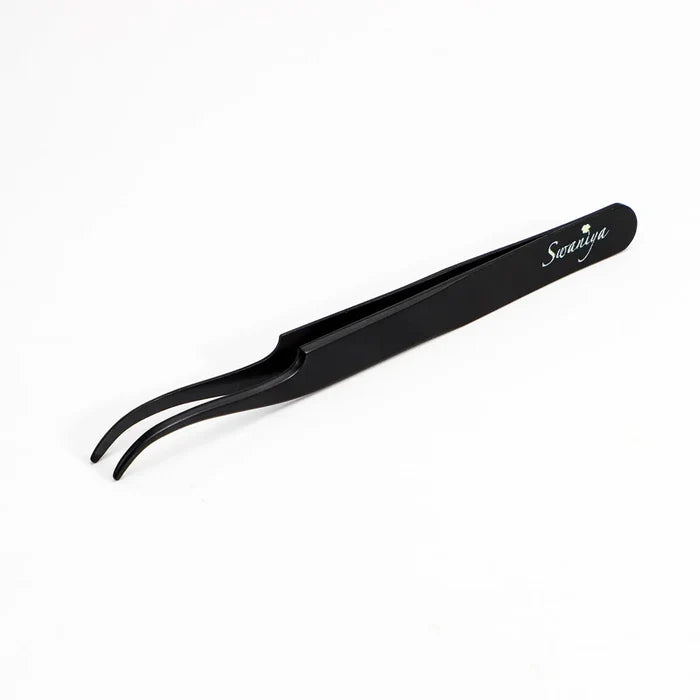 DIY Cluster Lashes Tweezers Black Color| Swaniya Lashes
