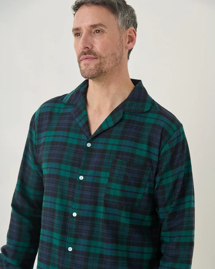 Donald Brushed Cotton Checked Pyjamas