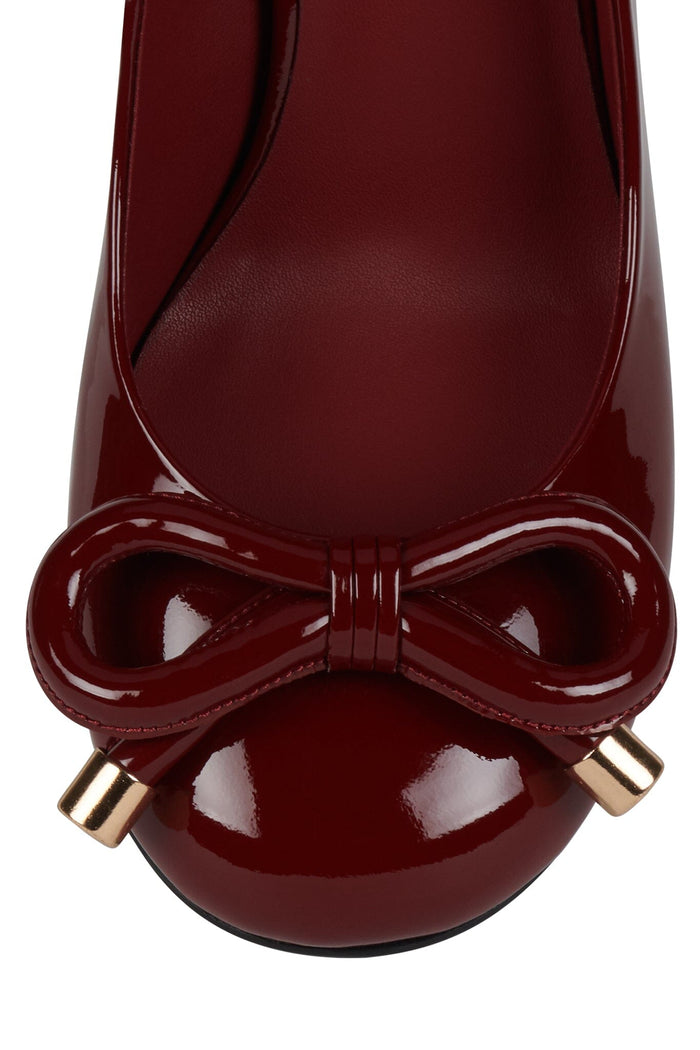 DOSSIER Jeffrey Campbell High Heel Cherry Red Patent
