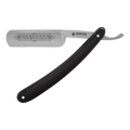 DOVO barberkniv - Sort Skaft 6/8"