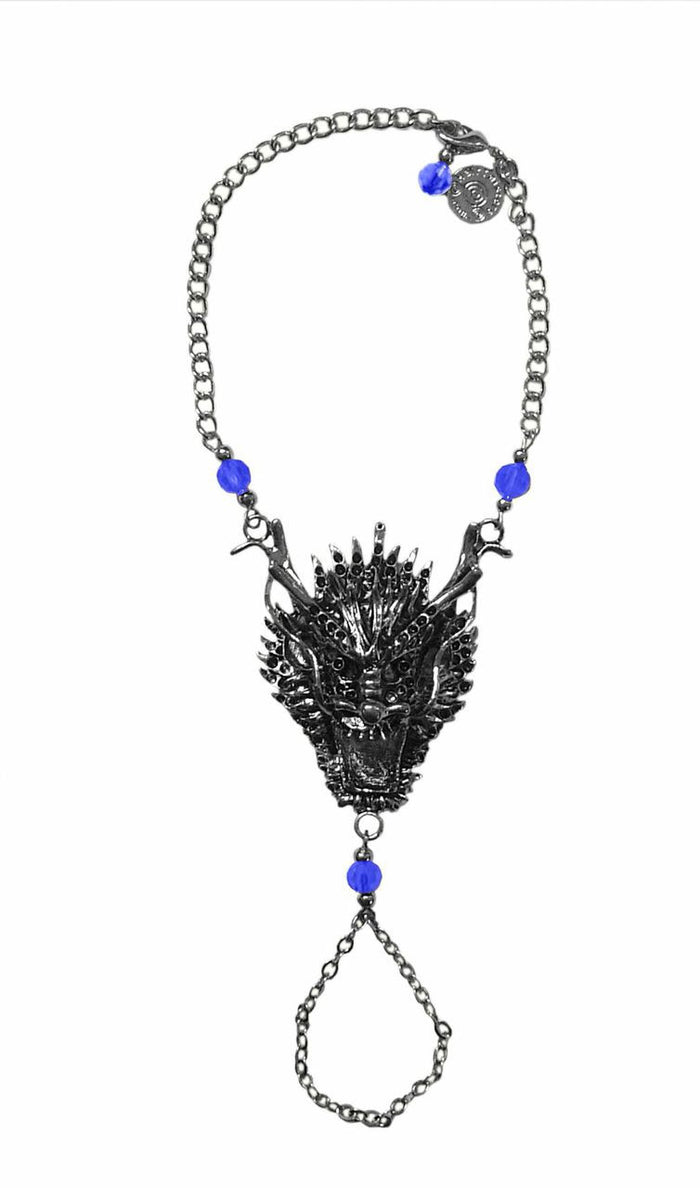 Dragon Finger Bracelet – Fierce Fantasy Festival Jewelry front view