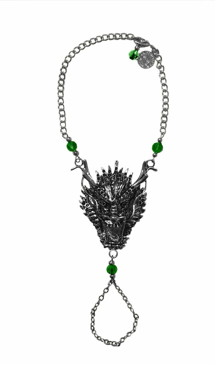 Dragon Finger Bracelet – Fierce Fantasy Festival Jewelry front view