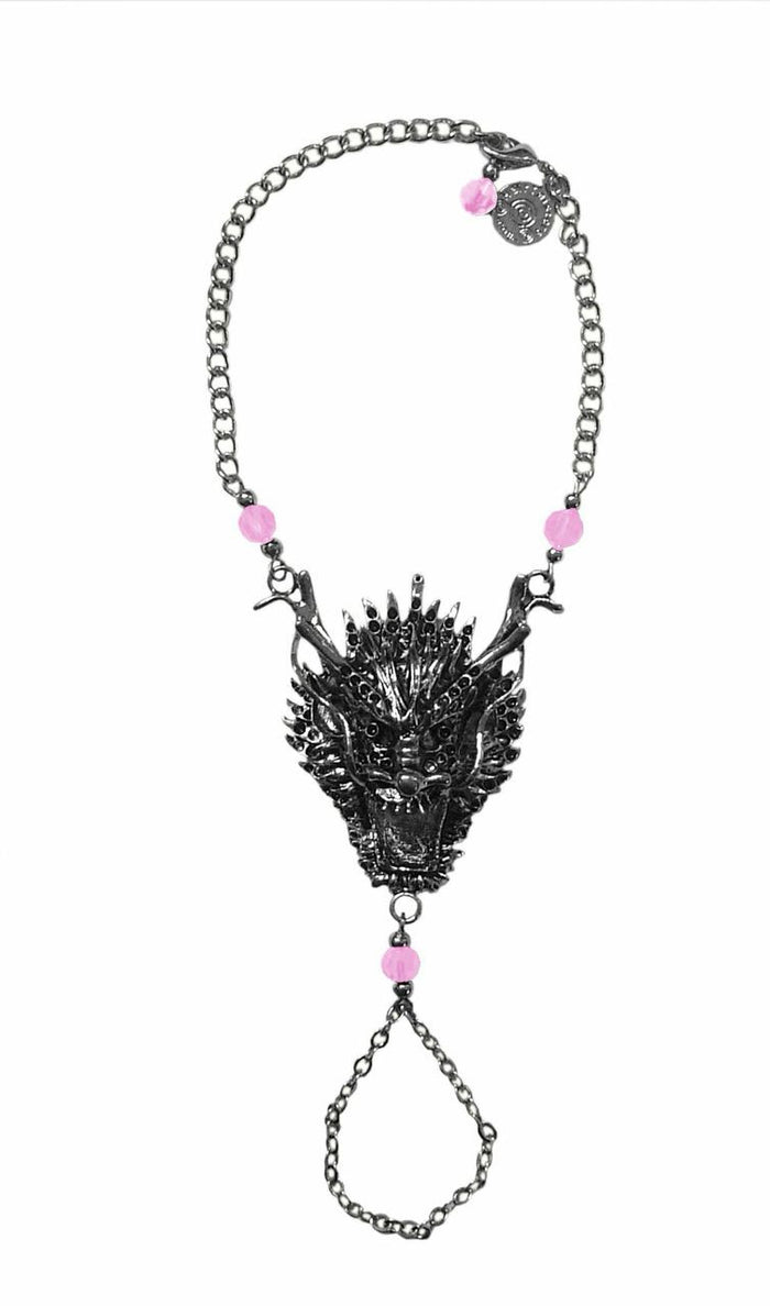 Dragon Finger Bracelet – Fierce Fantasy Festival Jewelry front view