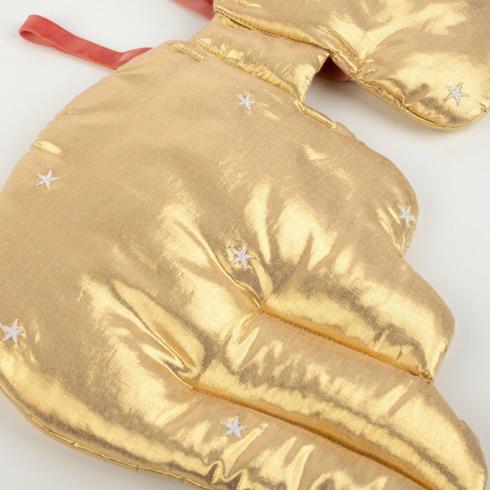 Meri Meri - Dress Up Kit - Gold Quilted Angel Wings - Close Look