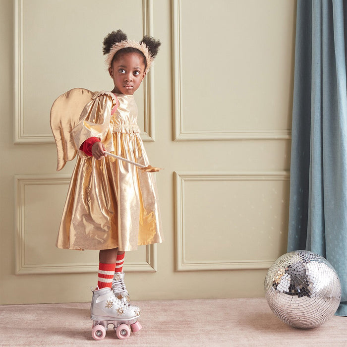 Meri Meri - Dress Up Kit - Gold Quilted Angel Wings - Lifestyle Cut 2
