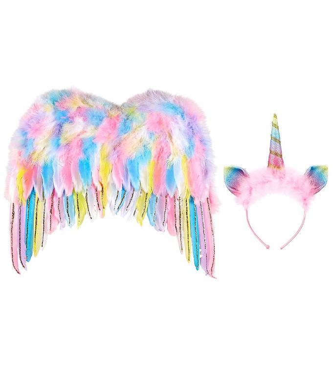 Souza - Dress Up Kit - Unicorn - Wings W/Head Band - Rainbow