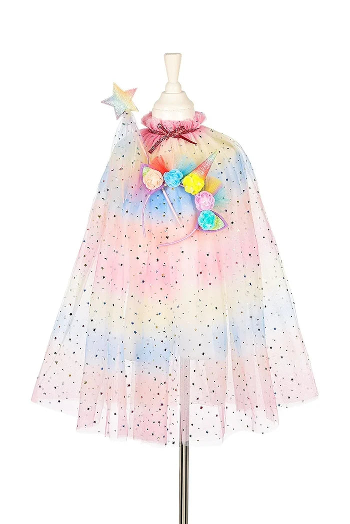 Souza - Dress Up Kit - Unicorn Cape & Tiara & Wand Set