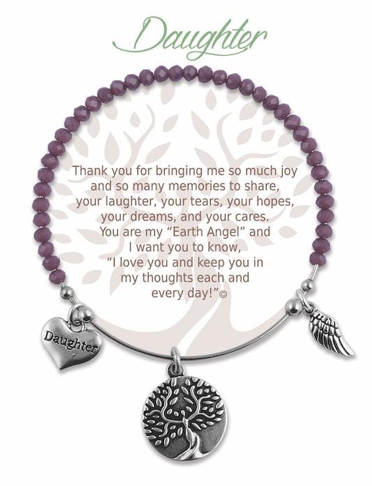 Earth Angel Bracelet Daughter - Cardsmart & Gift