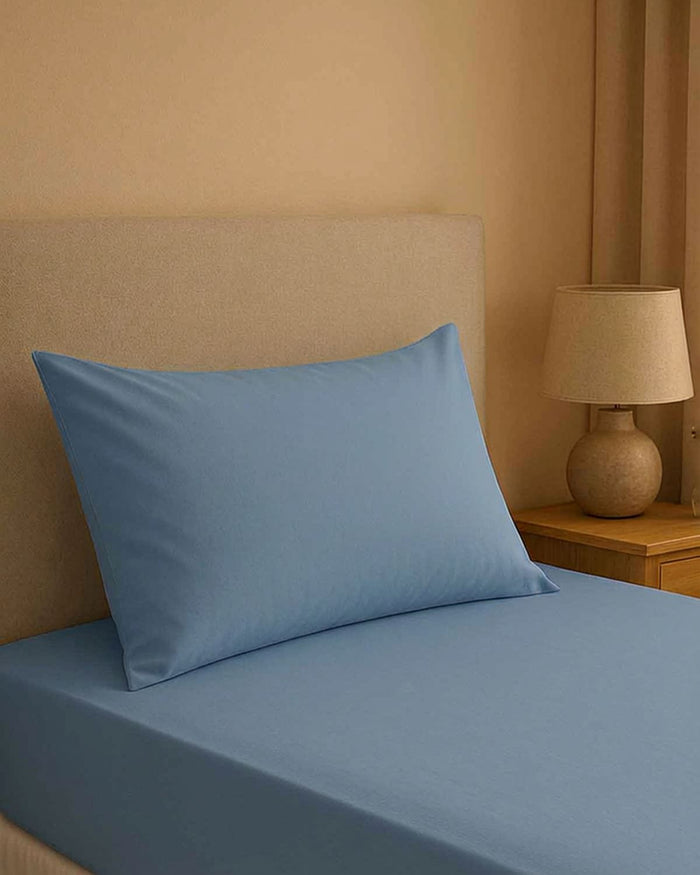 Easycare Polycotton Bed Linen - Ocean Blue - Country Collection