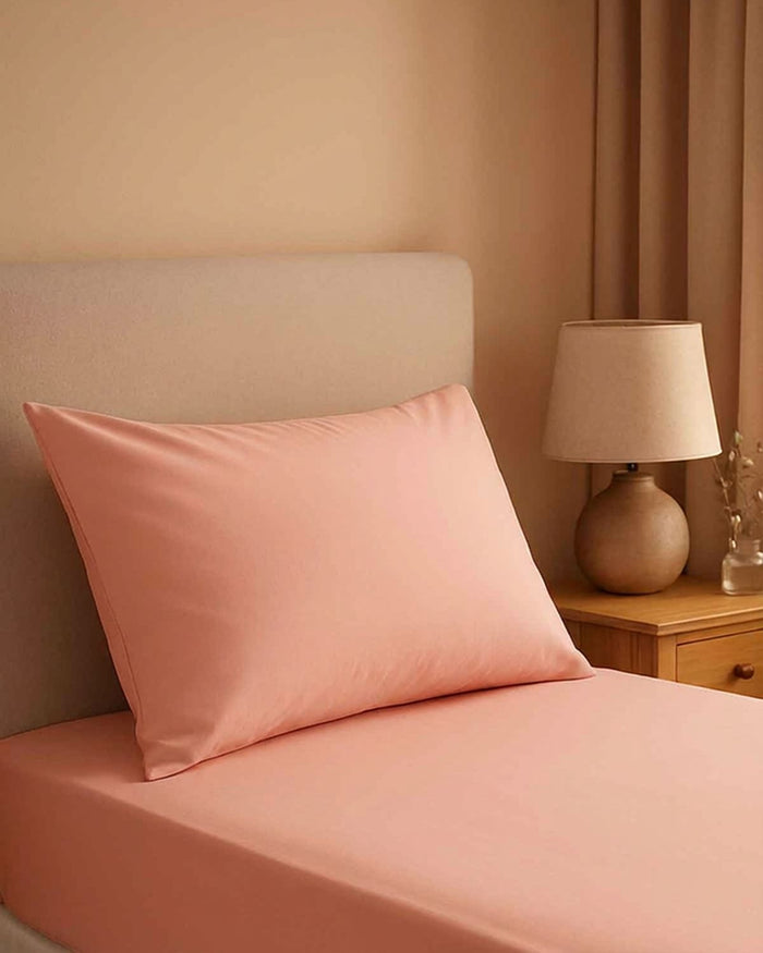 Easycare Polycotton Bed Linen - Pink - Country Collection