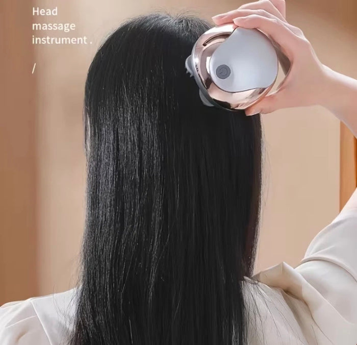 Electric Scalp Massager Waterproof Head Hair Massage Device with 3 Modes