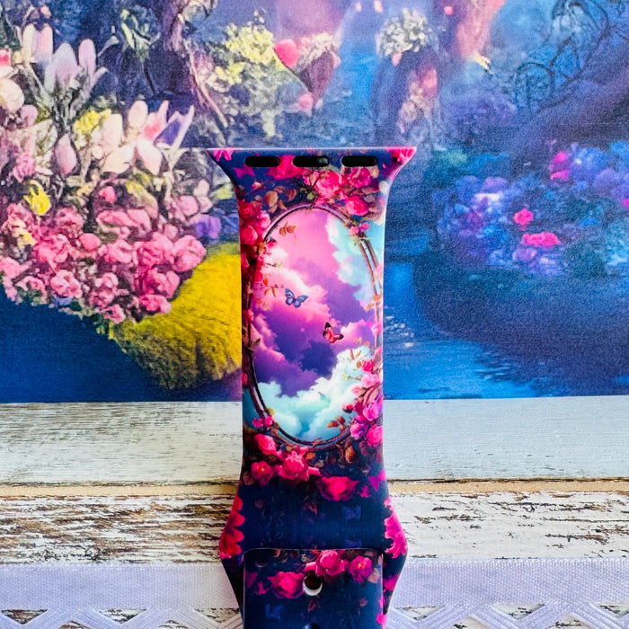 Enchanted Skies Print Silicone Band For Apple Watch