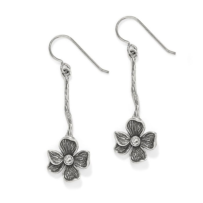 Everbloom Windflower French Wire Earrings/silver