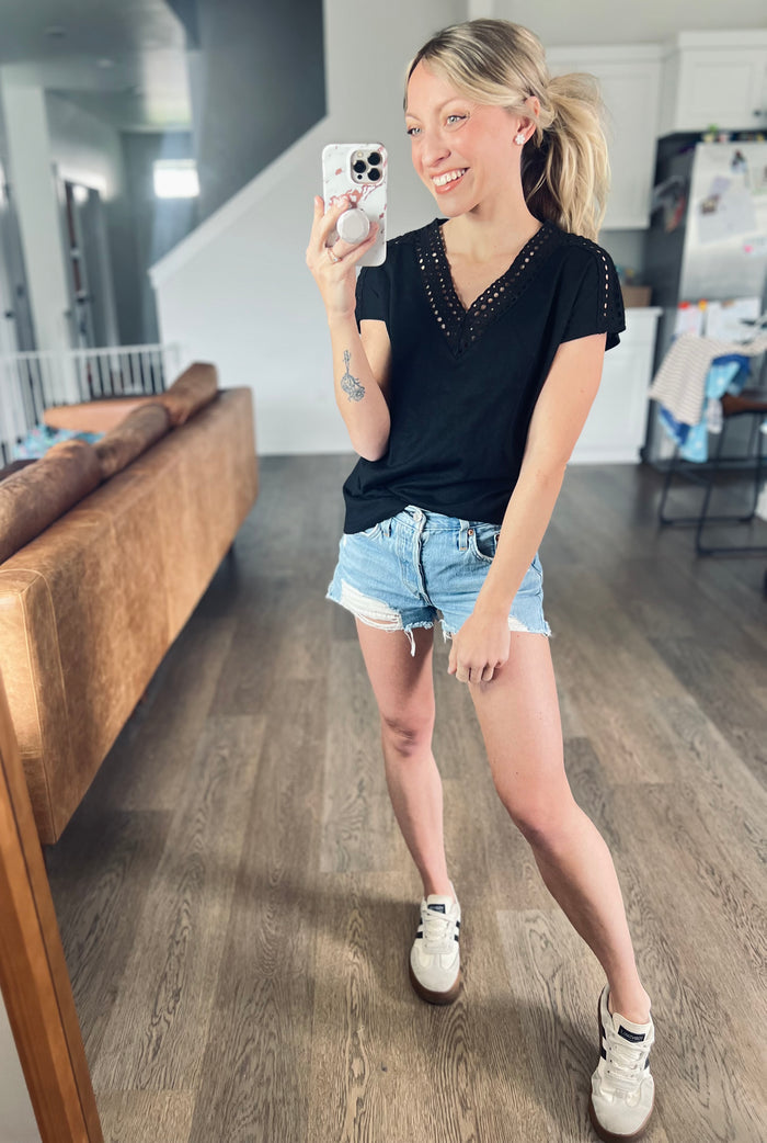 Everyday Elegance V-Neck Top
