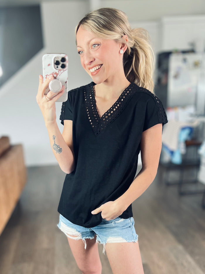 Everyday Elegance V-Neck Top