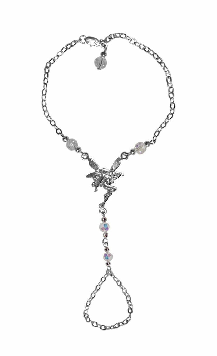 Fairy Finger Bracelet - Adjustable Enchanting Fantasy Jewelry front view