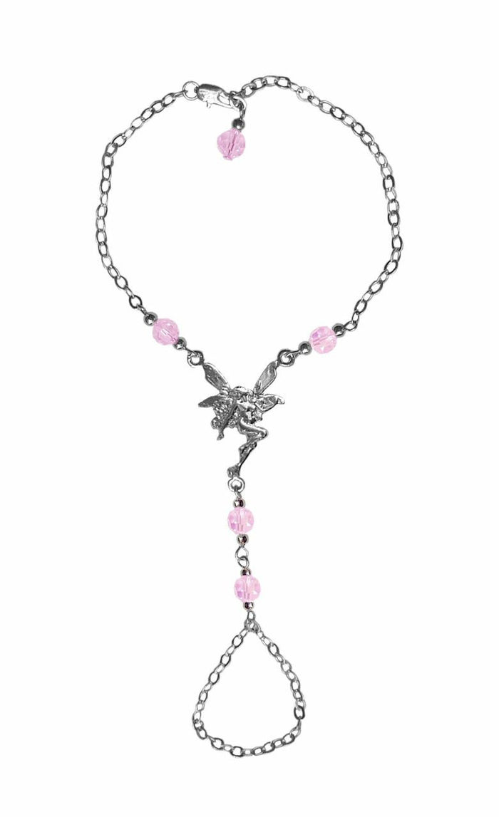 Fairy Finger Bracelet - Adjustable Enchanting Fantasy Jewelry front view