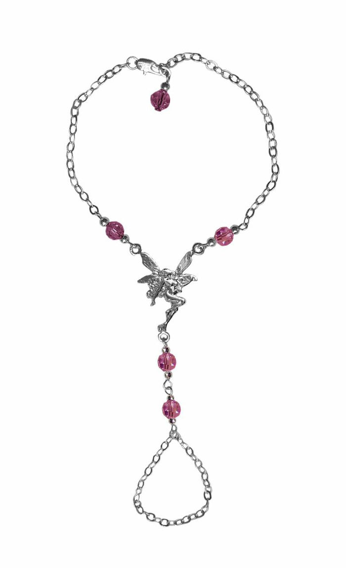 Fairy Finger Bracelet - Adjustable Enchanting Fantasy Jewelry front view