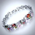 "Faith" - Pastel Cubic Zirconia Bracelet