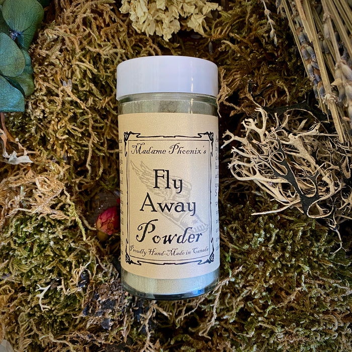 Fly Away Sprinkling Powder for Spells and Rituals