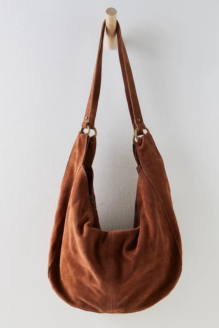 Free People Roma Suede Tote Bag