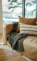 Fringed Boucle Throw, Charcoal - Magnolia Lane co. Home + Garden + Gift